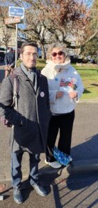 Tractage au marché de la place Saint-Joseph du 7 février 2026