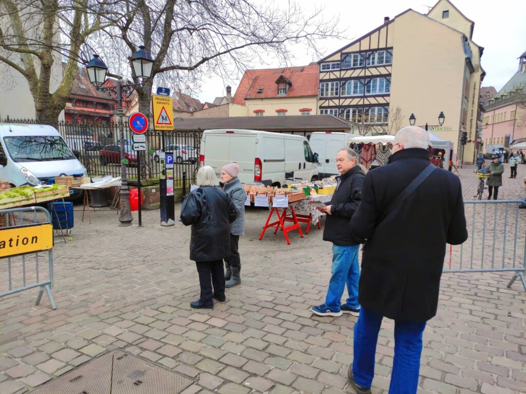 Tractage au marché Montagne Verte du 5 février 2026